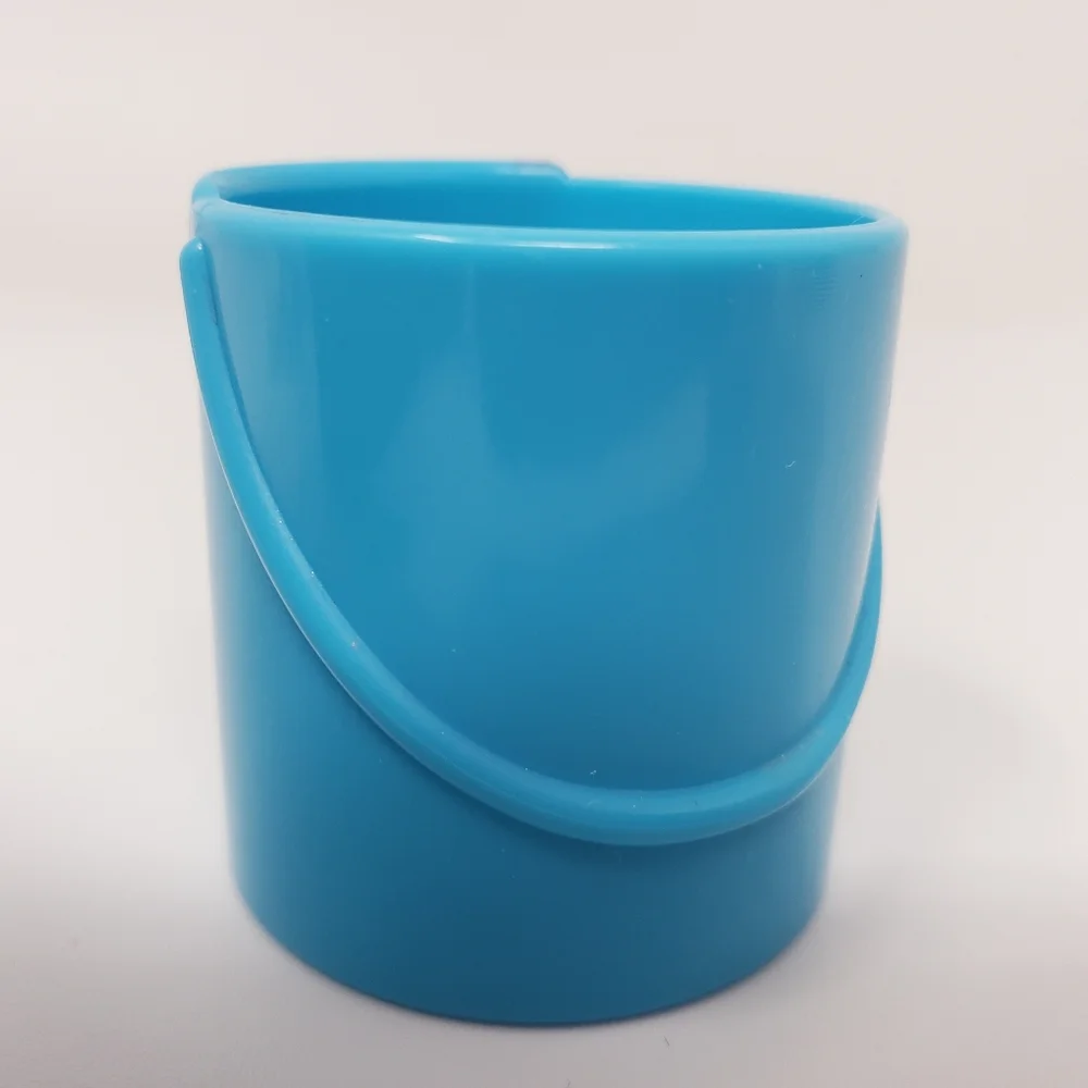 Kitty Kitten Cat Bucket Blue Small Toy